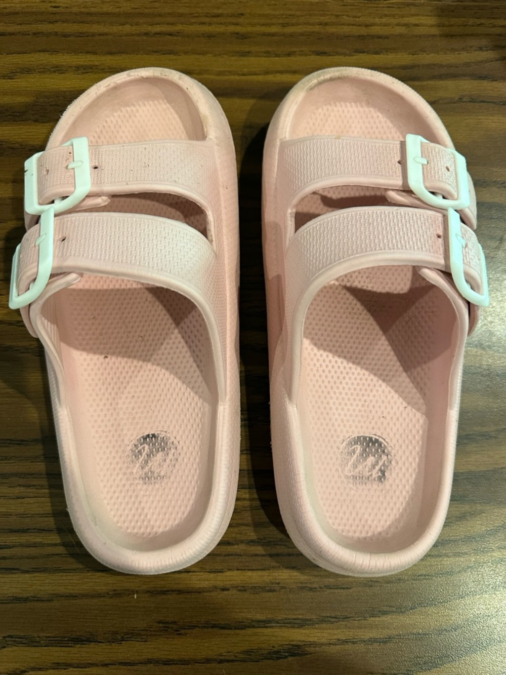 Matisse Pastel Pink Double-Buckle Slide Sandals